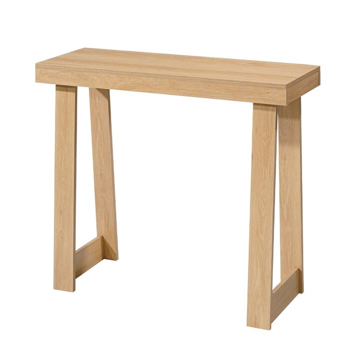 Modern Narrow Console Table for Hallway and Behind Sofa Use