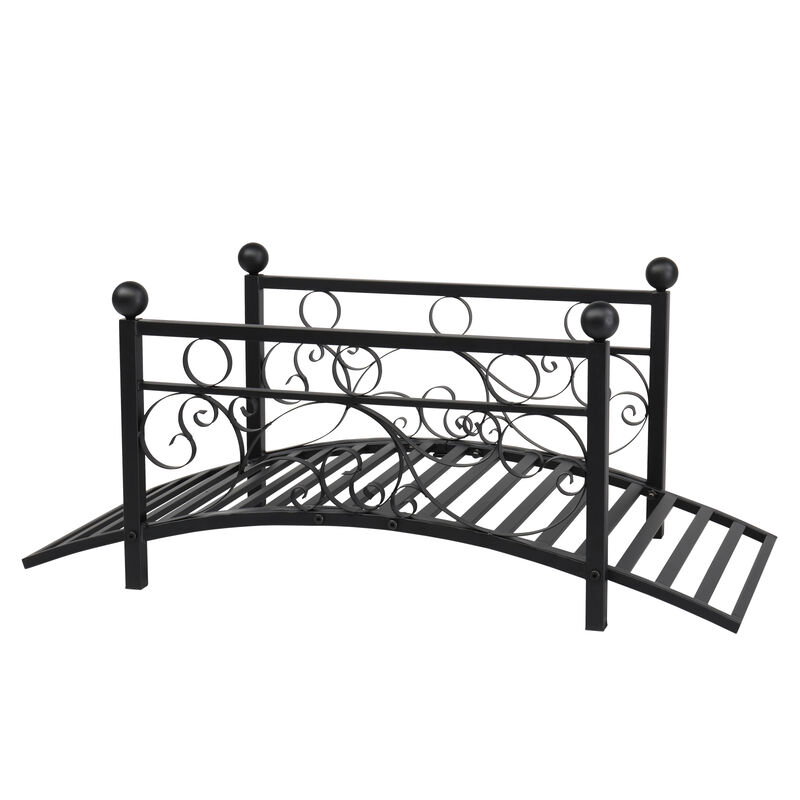 Round Iron Ball Flat Top Handrail for Garden and Outdoor Areas