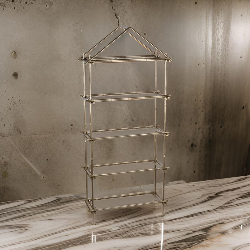 Magnificently Crafted Bamboo Etagere - Benzara