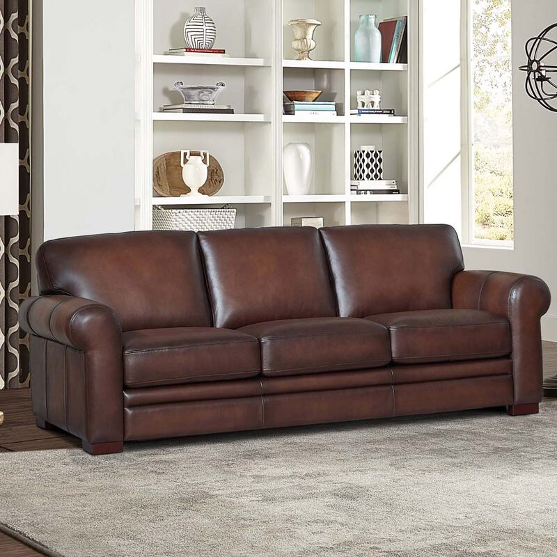 Brookfield Top Grain Leather Sofa