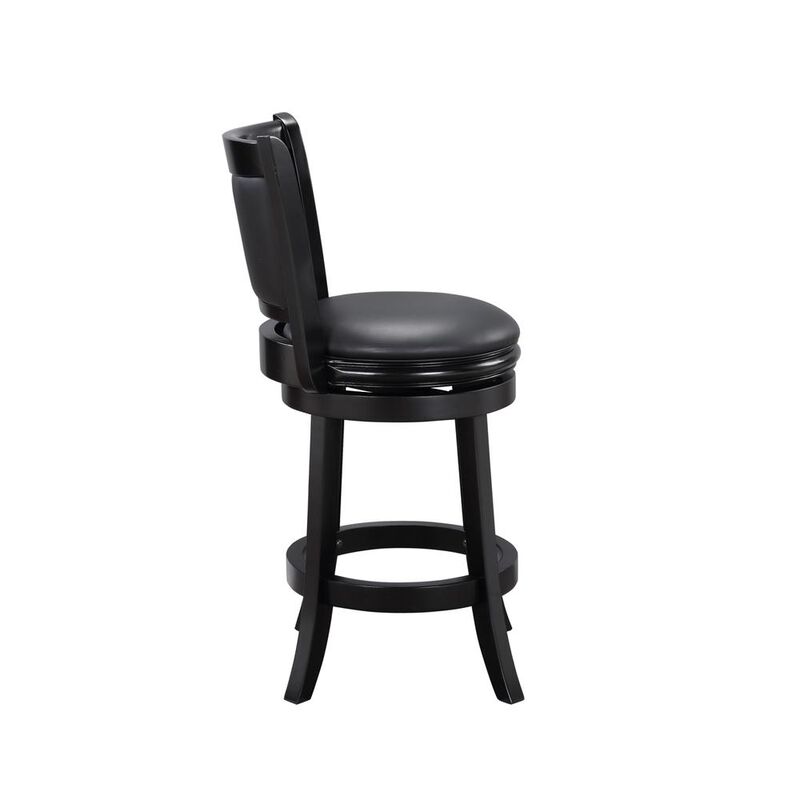 Boraam Augusta Swivel Counter Stool - Black