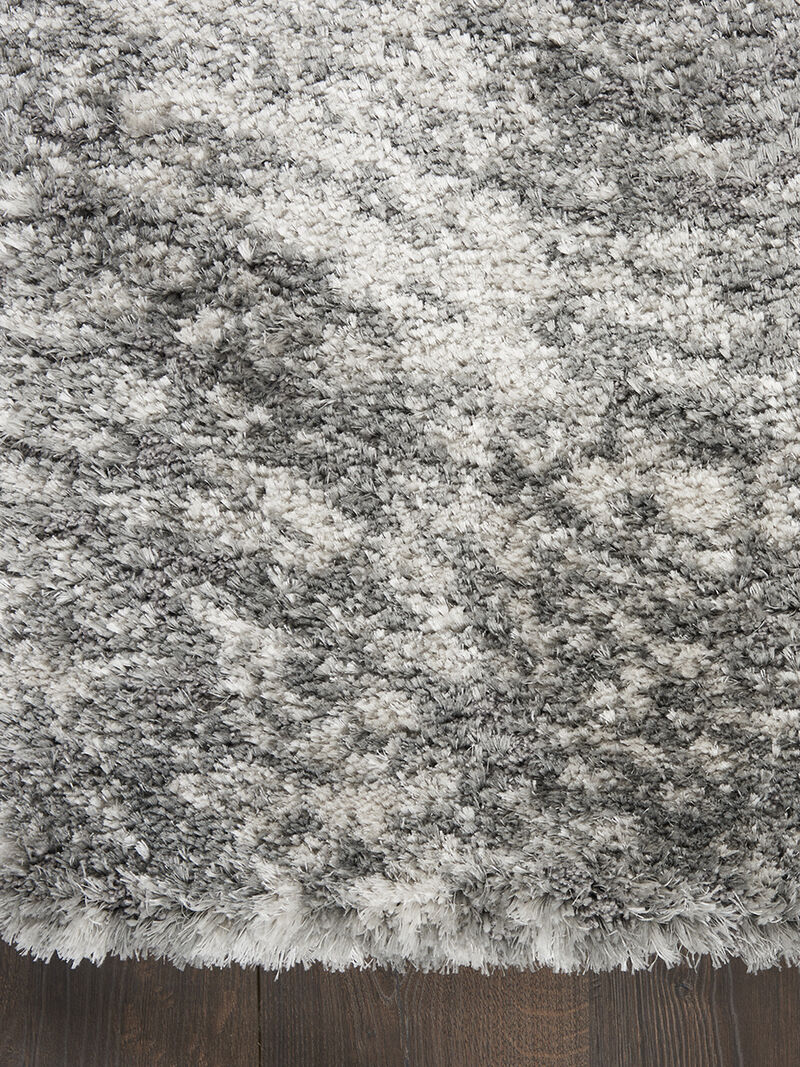 Dreamy Shag DRS04 Charcoal/Gray 5'3" x 7'3" Rug
