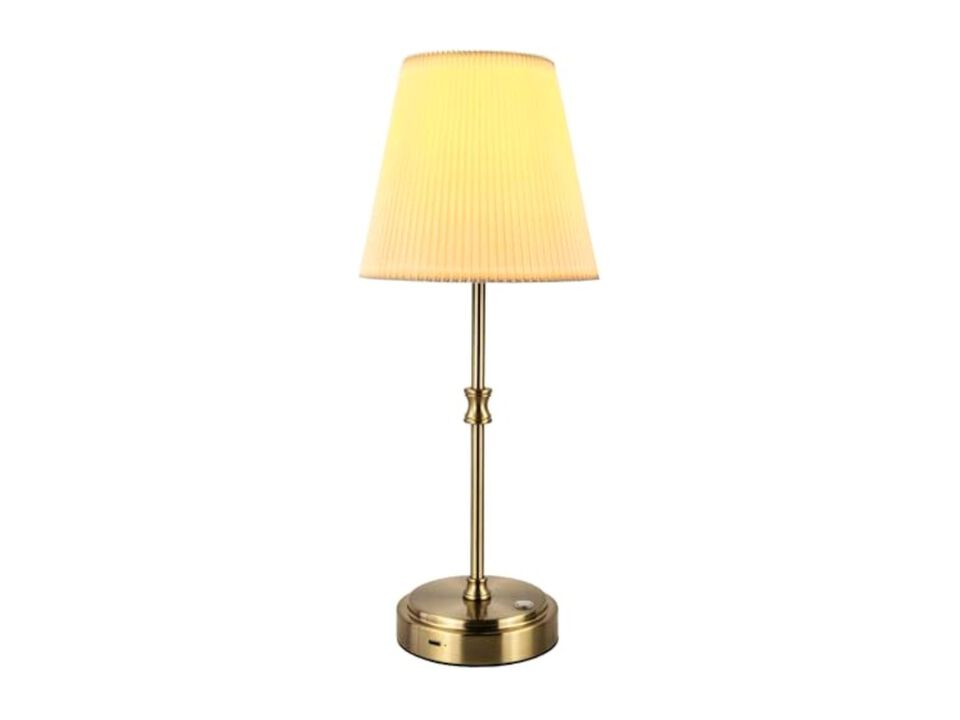 Rechargeable Cordless Touch Control Vintage Table Lamp For Living Room Bedroom