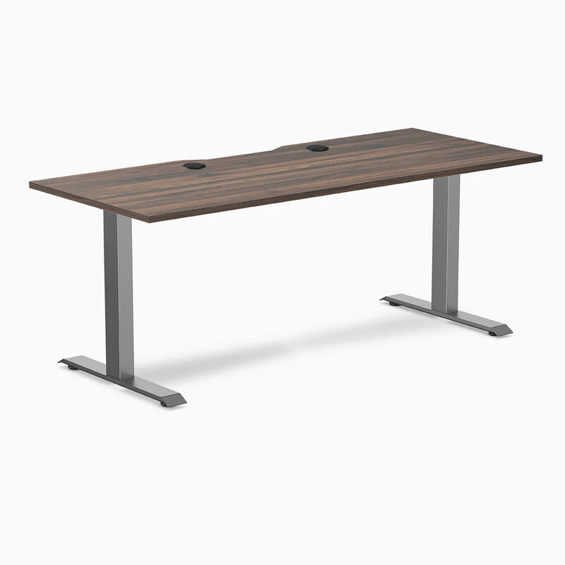 Desky Zero Scalloped Laminate Office Desk image number 0