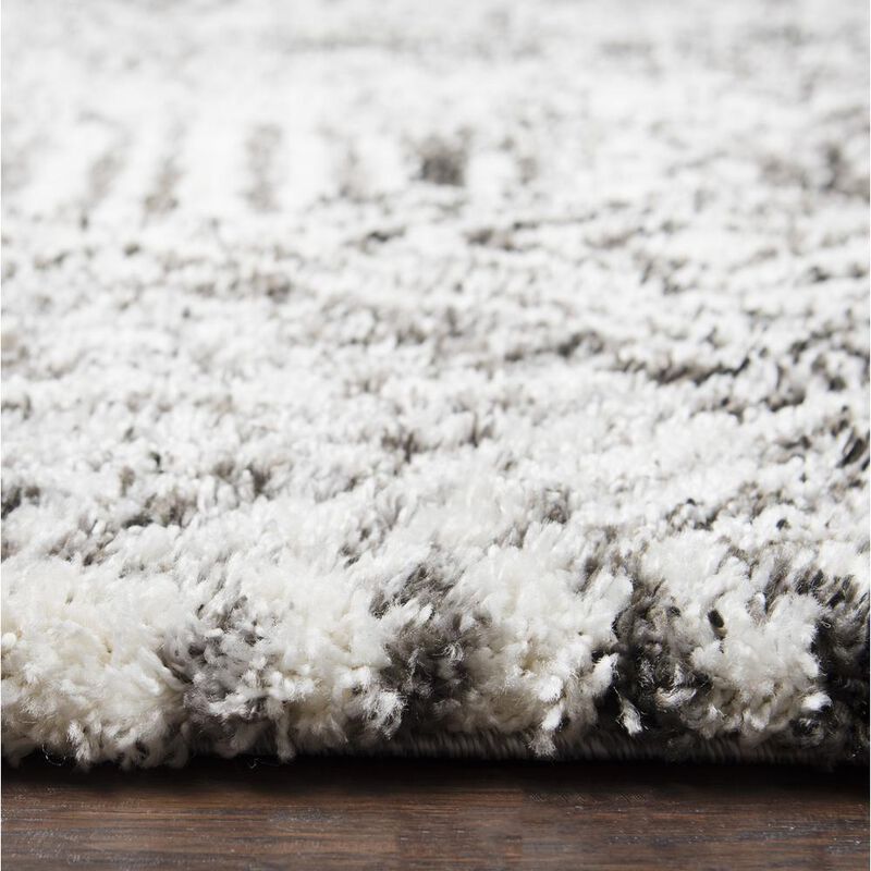 Midnight Black 7'10" x 10'6" Power-Loomed Rug