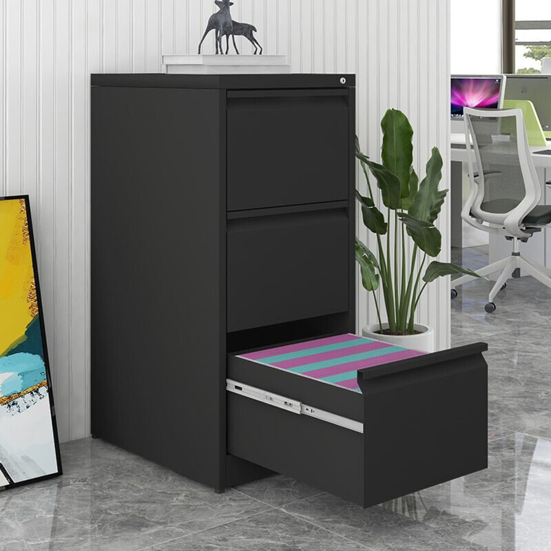 GOODSILO Sturdy Vertical File Cabinet with Lock image number 1