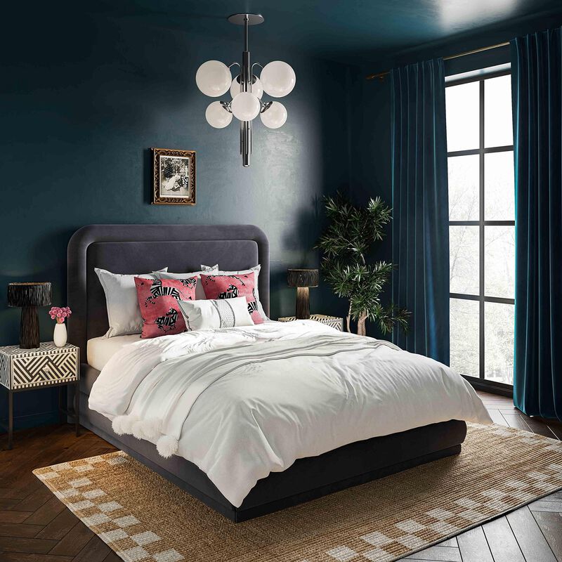Briella Velvet Bed image number 5