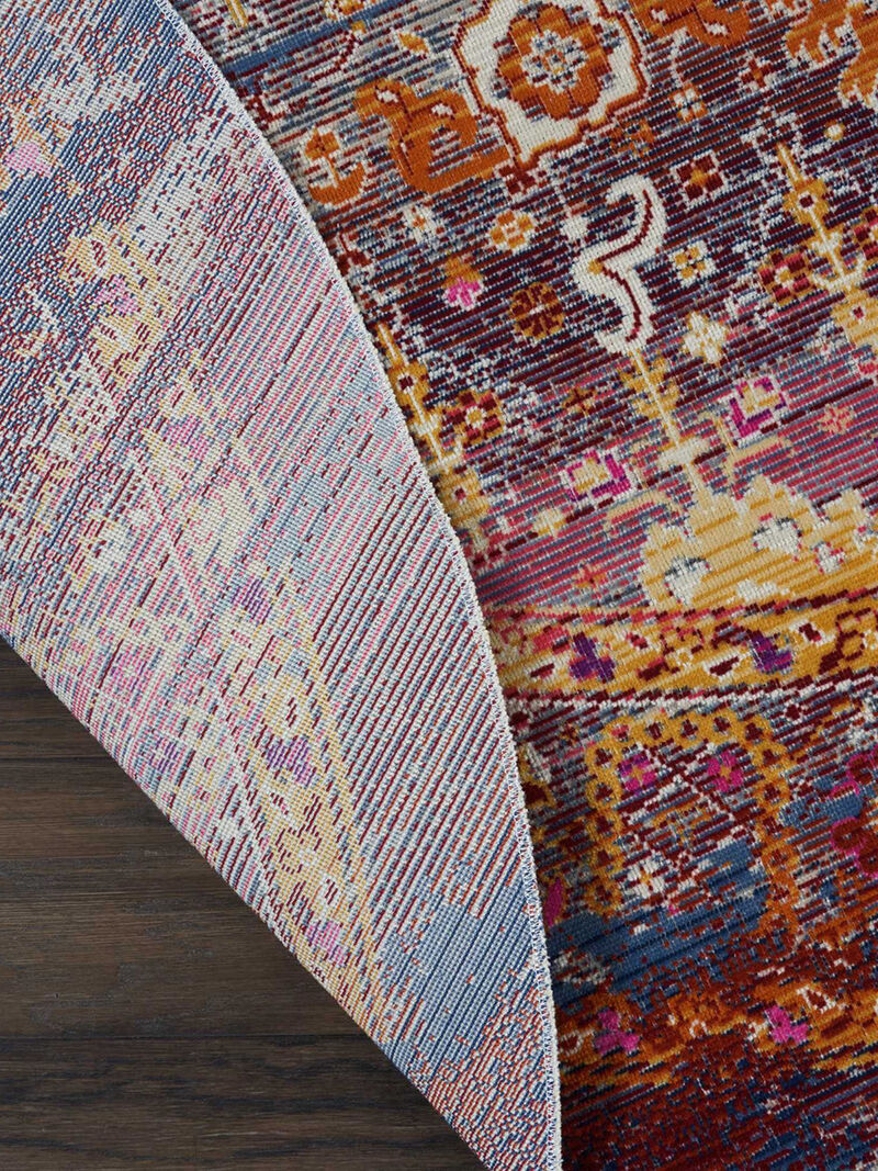 Vintage Kashan VKA03 Red/Multicolor 4'6" x 6'6" Rug