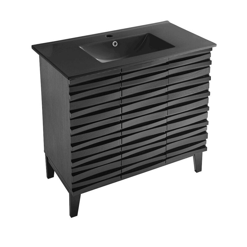 Cascade 36" Freestanding Bathroom Vanity with Sink Top image number 5