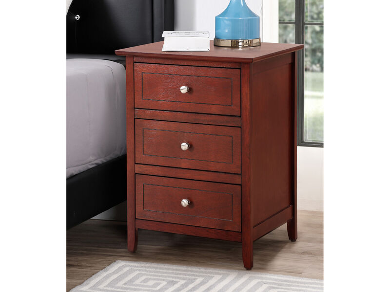 Daniel 3-Drawer Nightstand (25 in. H x 15 in. W x 19 in. D) image number 1
