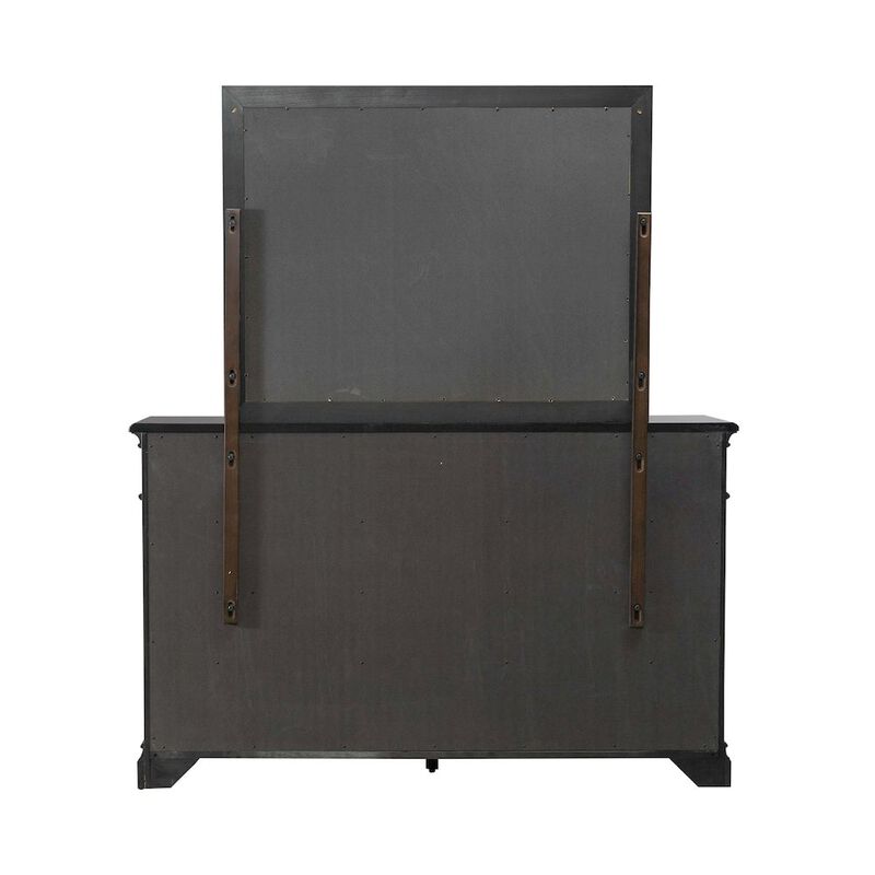 Liberty Furniture Arden Road Dresser & Mirror Bedroom Set - Satin Cherry image number 4