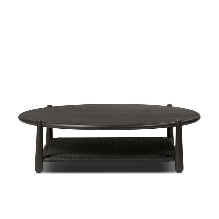 Salvador Cracked Smoked Black Coffee Table