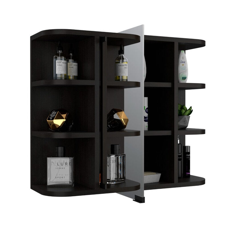 Medicine Cabinet Milano, Bathroom, Black