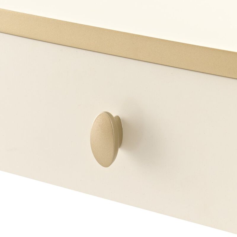 Michael Amini La Terrazza Console Table - Creamy Pearl