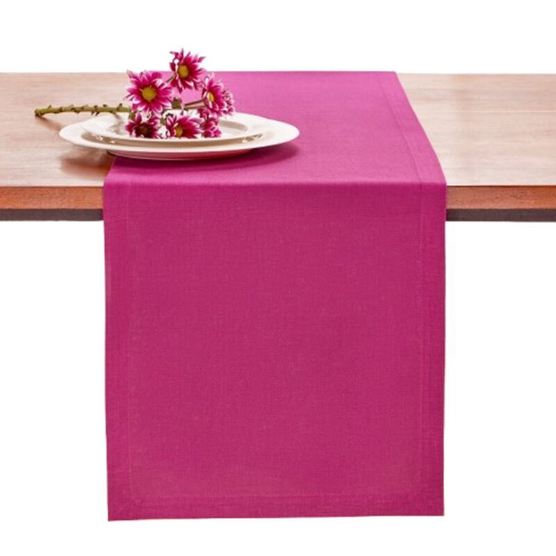Solino Home 100% Pure Linen Table Runner - Diana