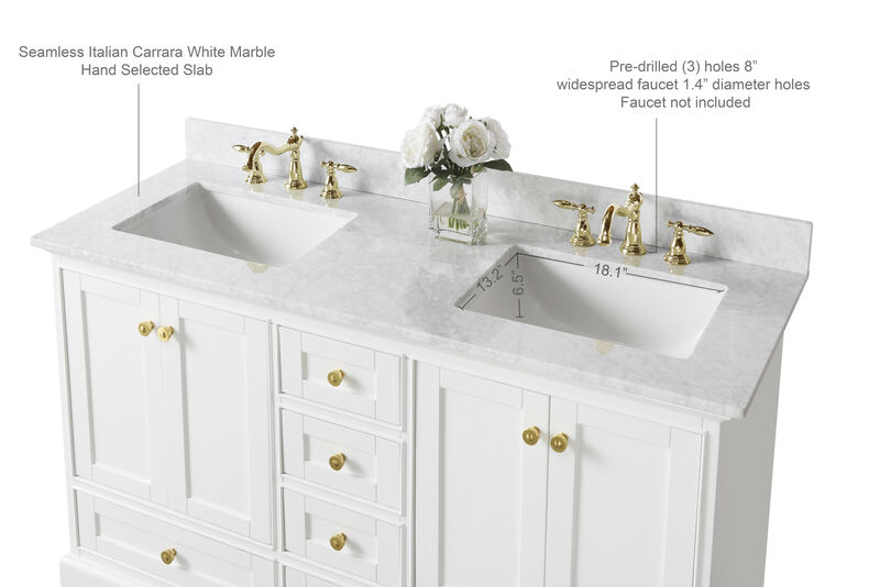 Audrey 60 in. Bath Vanity Set
