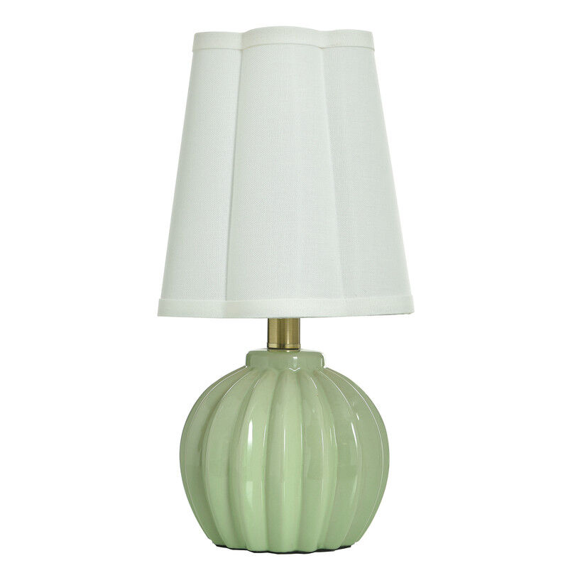 Sage Mint Blossom Table Lamp