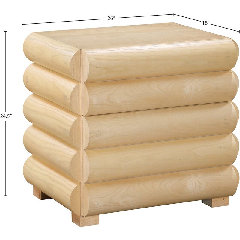 Meridian Furniture Maverick Walnut Side Table