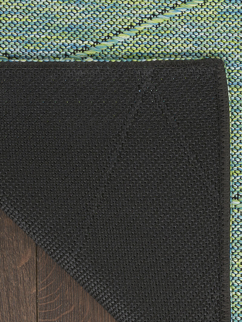 Washable Solutions WSL01 Blue/Green 6' x 9' Rug