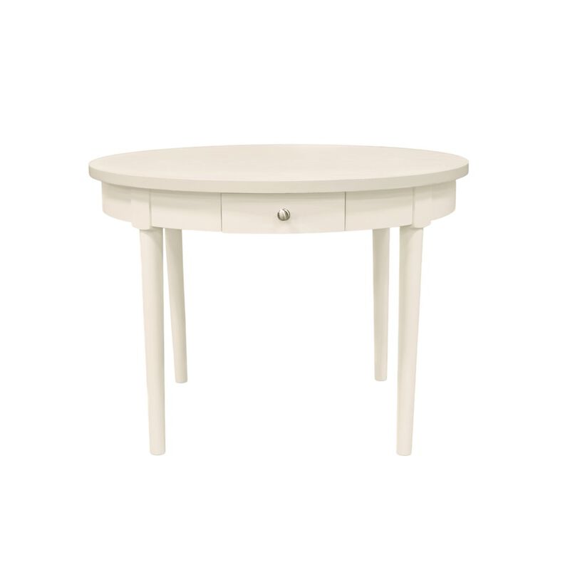 Alpine Furniture Avery Round Dining Table, Coconut Milk image number 0