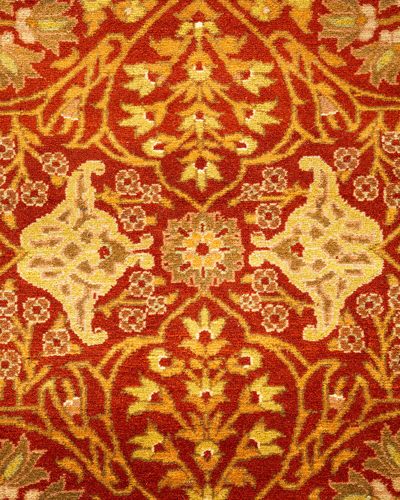 Mogul, One-of-a-Kind Hand-Knotted Area Rug  - Orange, 2' 8" x 8' 3" image number 3