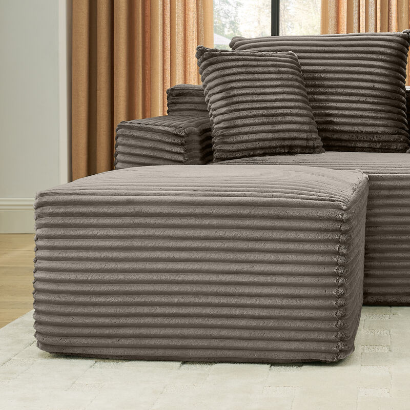 Pefwod U-Shaped Cloud Sofa image number 2