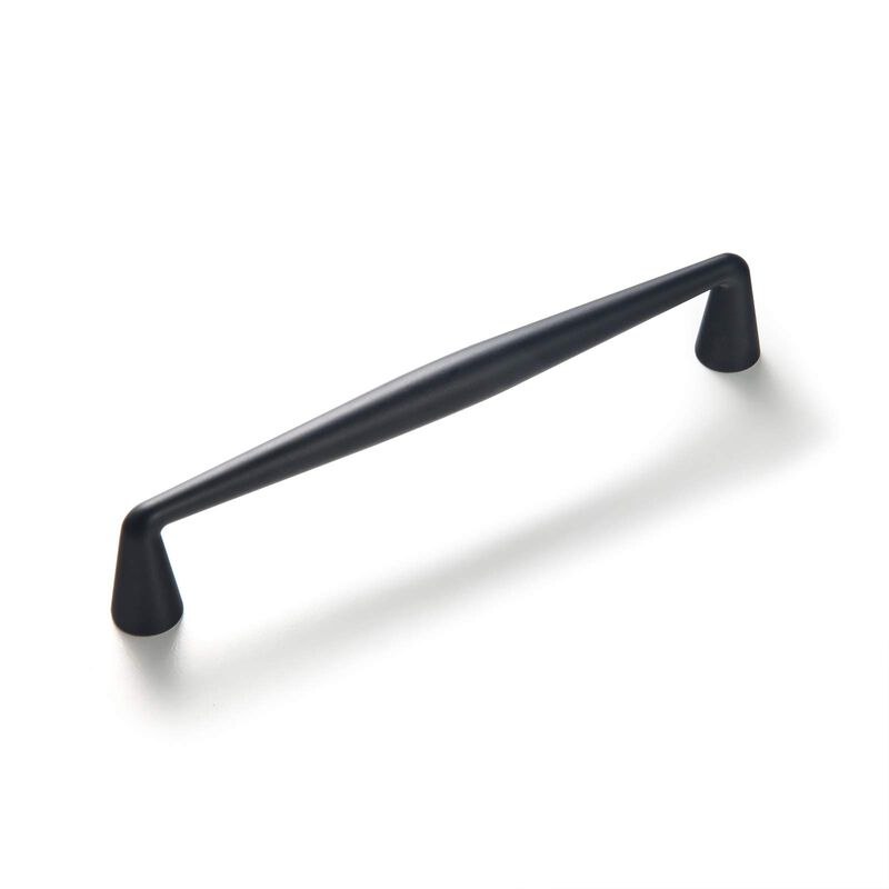 Goo-Ki Elegant Black Zinc Alloy Cabinet Handles - 6.3''(160mm) Hole Center Affordable Luxury Cabinet Pull Hardware for Bedroom,