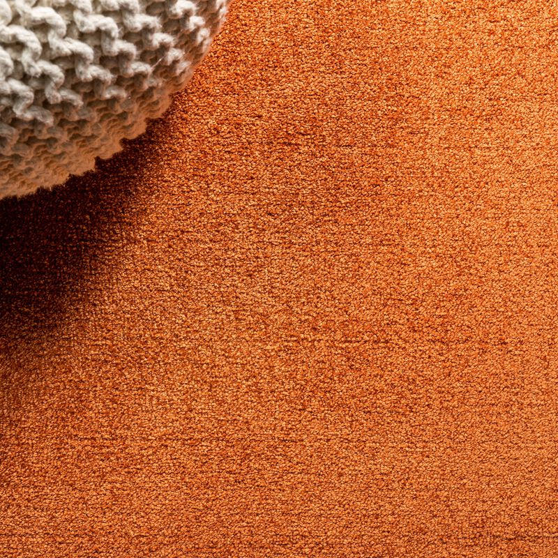 Haze Solid Low Pile Oval Area Rug