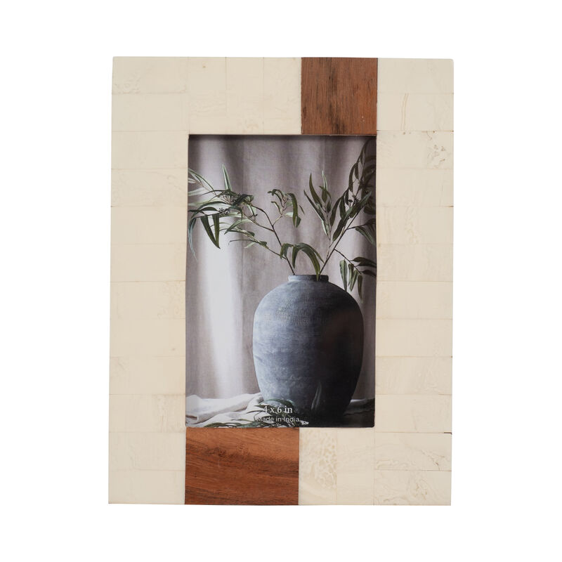 Wooden Stripe Photo Frame