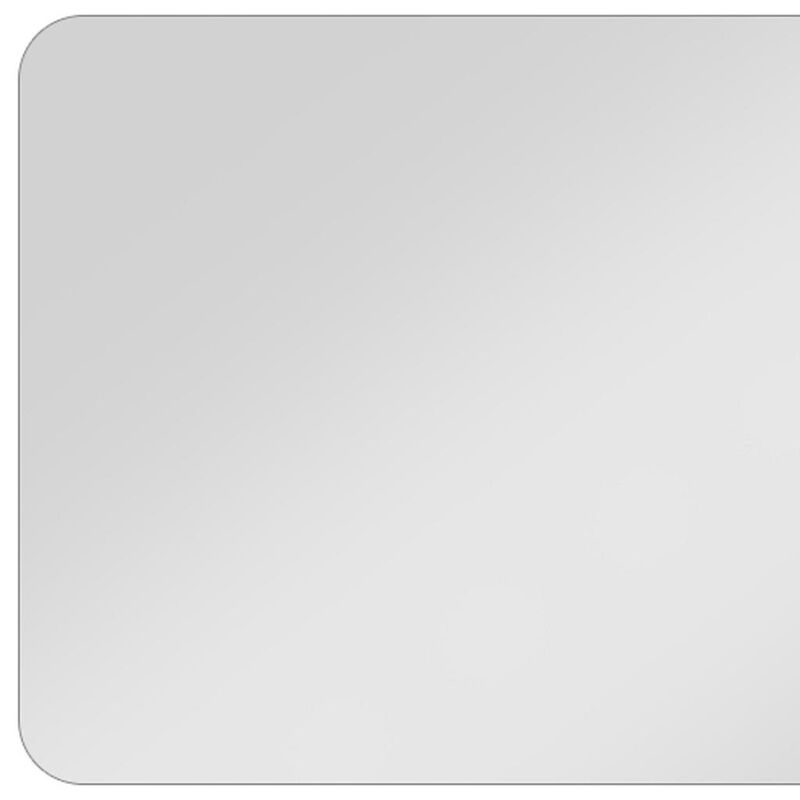 HomeRoots 30" Frameless Bathroom Vanity Mirror image number 2