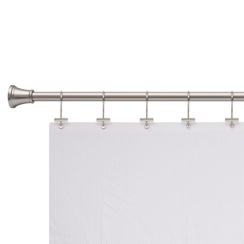 Metal Shower Curtain Hooks, Set of 12 image number 6