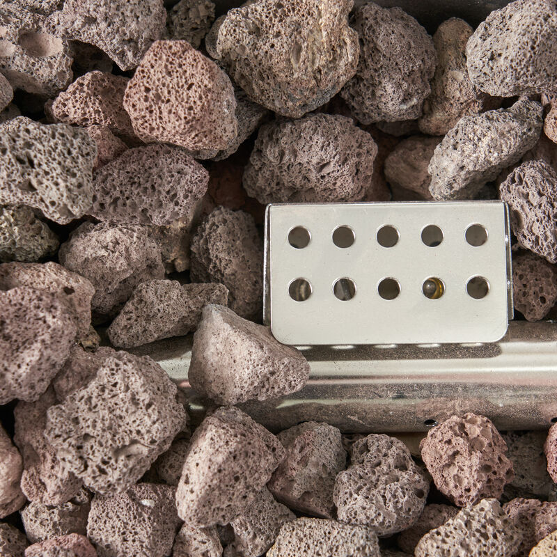 Christopher Knight Home Aidan Outdoor 40,000 BTU Lightweight Concrete Rectangular Fire Pit Table image number 7