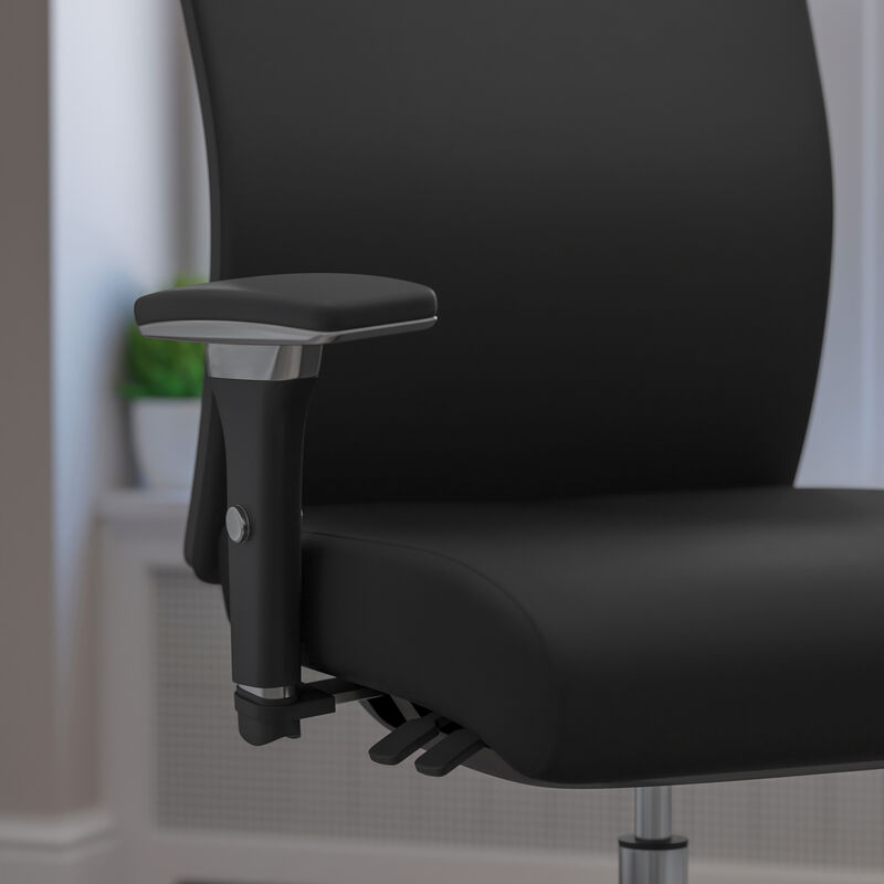 HERCULES Series 24/7 Intensive Use 300 lb. Rated Mesh Multifunction Ergonomic Office Chair with Seat Slider image number 5