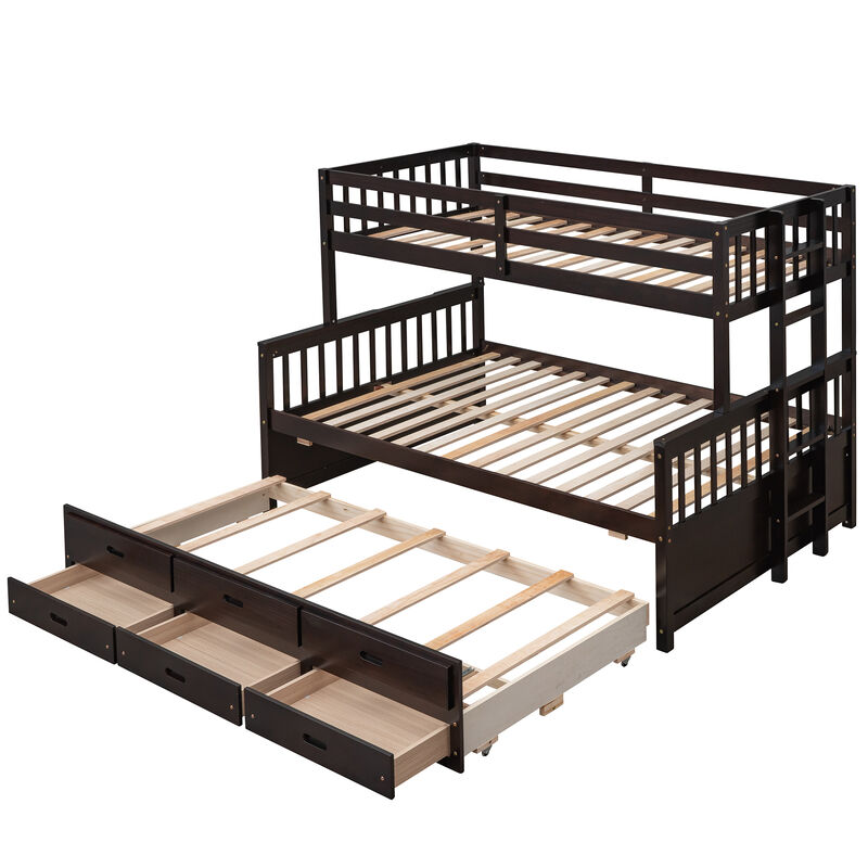 Merax Separable Bunk Bed with Storage Drawers