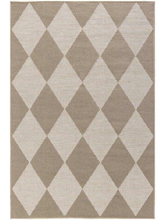 Washable Modern Jute MDJ01 Natural/Ivory 3'11" x 5'11" Rug