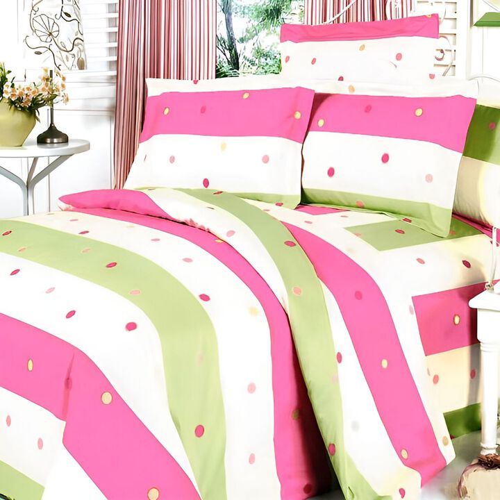 Colorful Life 100% Cotton Bedding Set with Duvet Cover