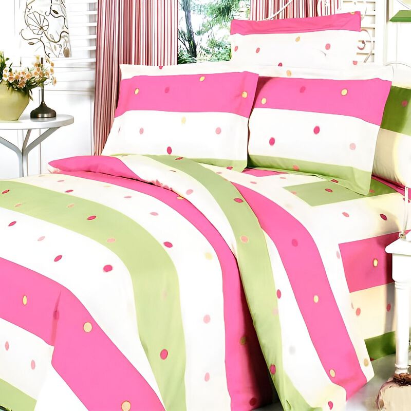 Colorful Life 100% Cotton Bedding Set with Duvet Cover image number 0