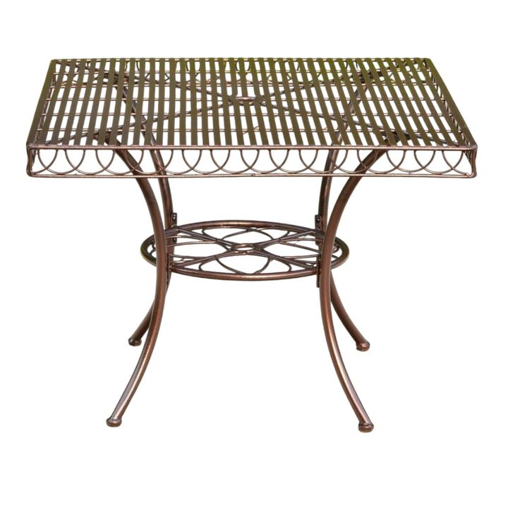 Sun Ray Iron Dining Table