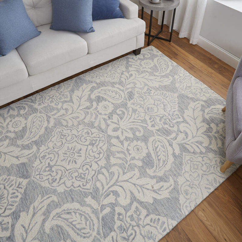 Belfort 8776F Blue/Ivory 9' x 12' Rug
