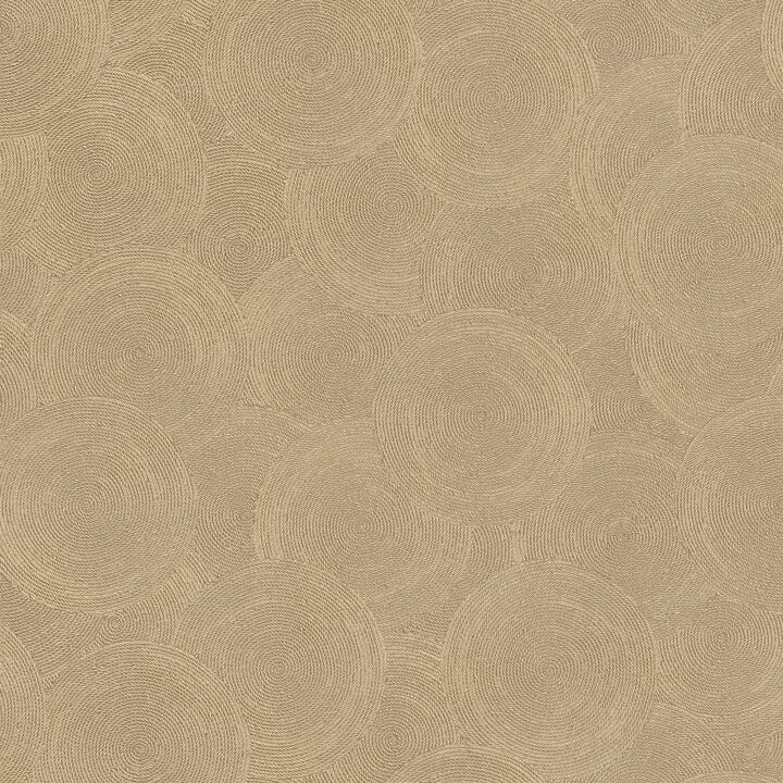 Hygge Home Stone Circles Motif Brown Wallpaper GG82131