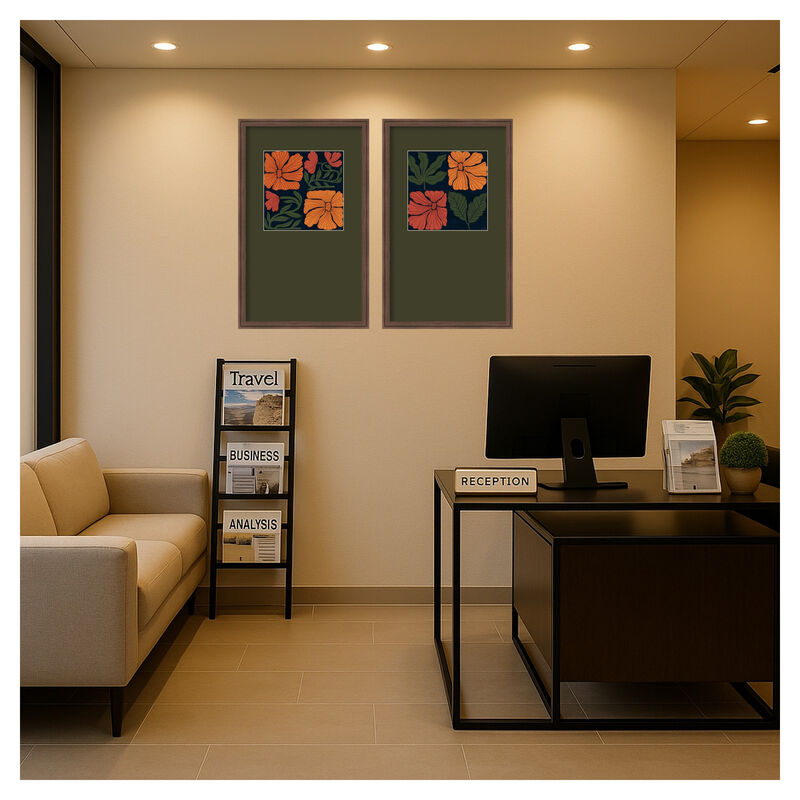 Modern Blooms III & IV 2 Piece image number 4