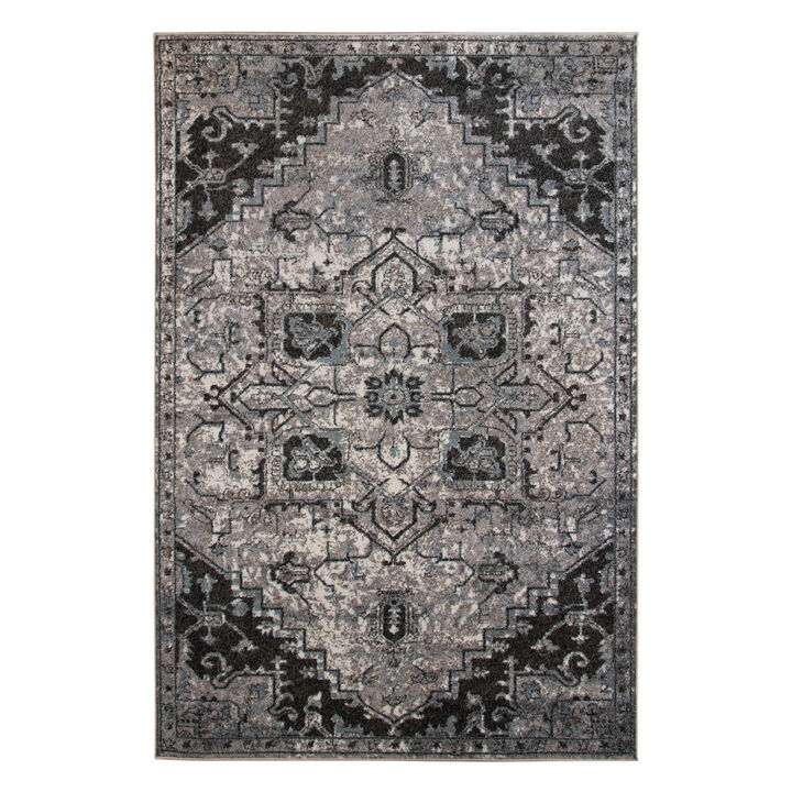 HomeRoots Medallion Area Rug