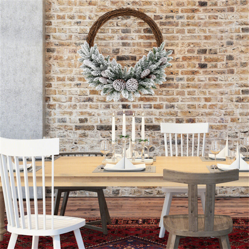 Artificial Christmas Wreath &ndash; Festive and Reusable Holiday D&eacute;cor for Doors or Walls