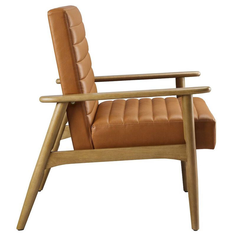 Jensen Vegan Leather Accent Chair image number 3