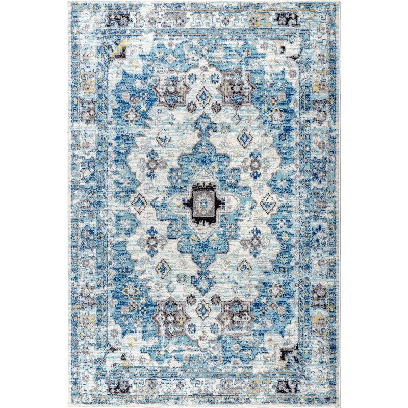 Modern Persian Boho Vintage Medallion Area Rug