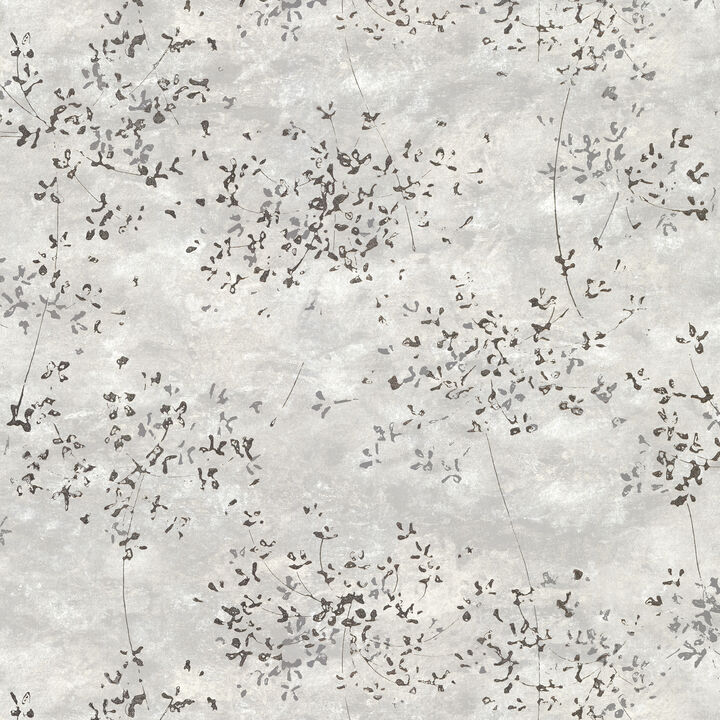 Arian Silver Inkburst Wallpaper (Set of 2)