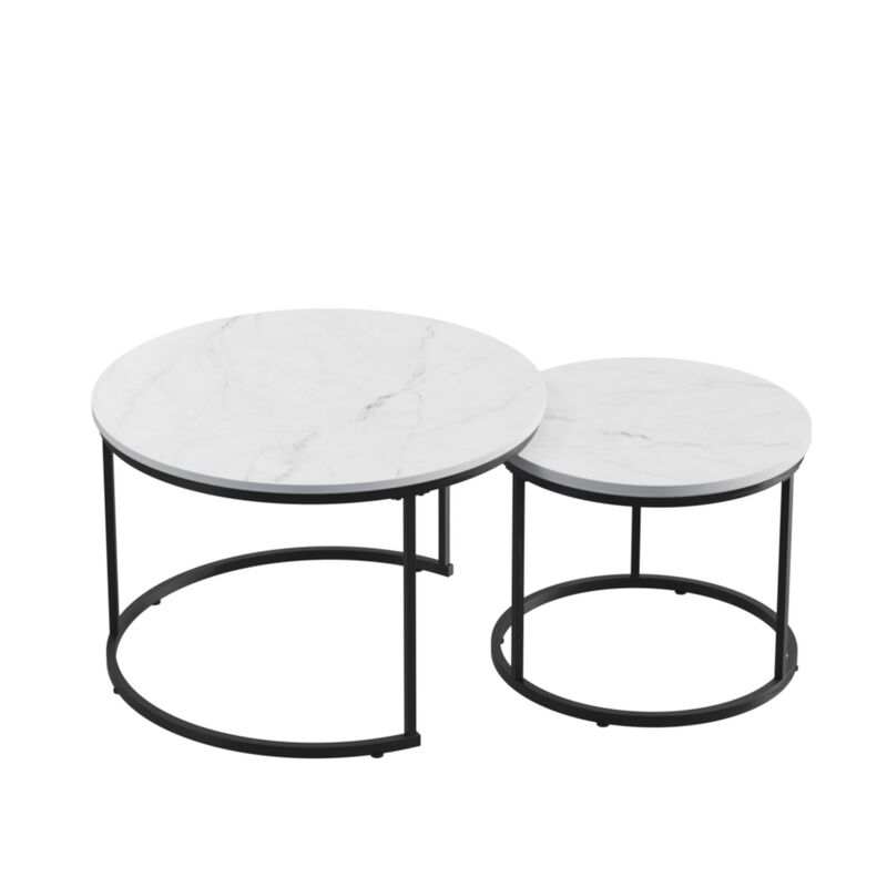 Winpis 2-Piece Nesting Coffee Table Set image number 7
