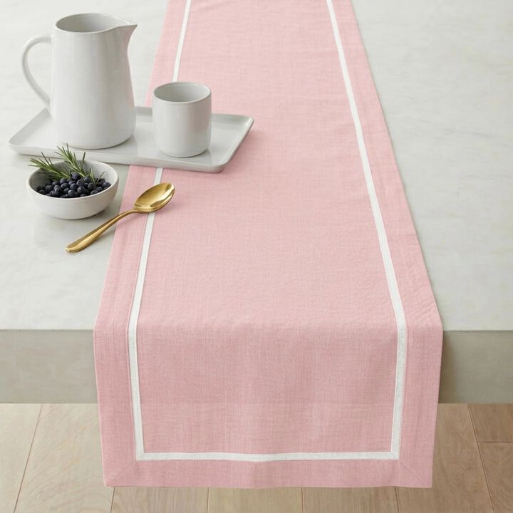 Linen Table Runner for Dining Table, Holiday and Everyday Table Decor - Kensington