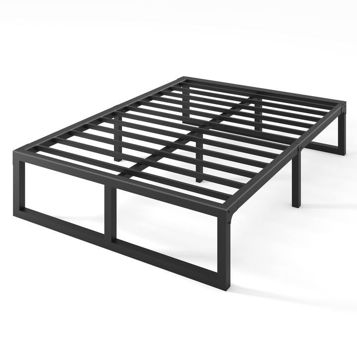 Yitong Angel 14 Inch Queen Bed Frame,3500 lbs Heavy Duty Metal Platform, Steel Slats Support/No Box Spring Needed/Noise Free/Non