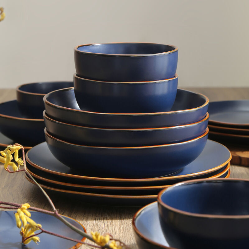 Stone Lain Brasa Stoneware 16 Piece Dinnerware Set